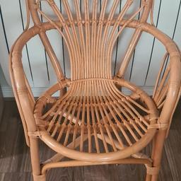 Very good condition rattan chair, no longer need

pet and smoke free home
collection only
