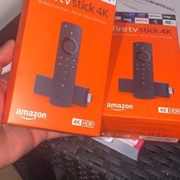 Brand New Amazon Fire TV Stick 4K with Alexa Voice Control.

Available for picking up at Rainham RM13

Accepted payment methods:
Bank Transfer
Cash
PayPal (F&F or fees covered with G&S)