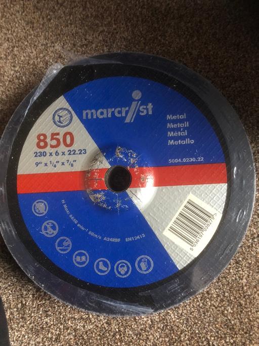 Buy & Sell Angus Arbroath - Angus - Photos for Marcrist 850 Metal Cutting Disk