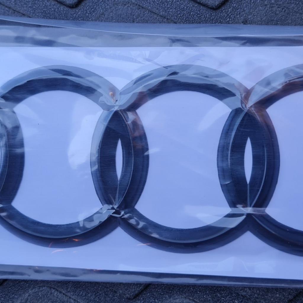 Audi Ringe schwarz vorne Audi RS6 C7 4G
