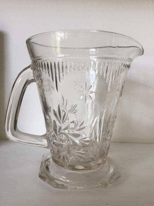 Buy & Sell Suffolk East Suffolk - Photos for Vintage Pressed Glass Water Jug - Art Deco