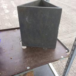 3 garden slate pots, have been used in good condition £10 pounds each collection only stourport