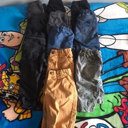 13 jeans/joggers 12-18 months 
9 jumpers 12-18months
12 t shirt 12-18 months
4 twin sets 12-18 months 
Boots and sandals size 5
Swimming costume 12-18 months 
Denim jacket 12-18 months 
Backpack with reins 
10 short sleeve and sleeveless vest 12-18 months 
5 pj sets 12-18 months 
6 sleep suites 12-18 months 
Winter coat 12-18 months 

All in very good condition just need ironing as  been folded up in bags all from various shops £30 the lot collection from B24 Erdington may Deliver local