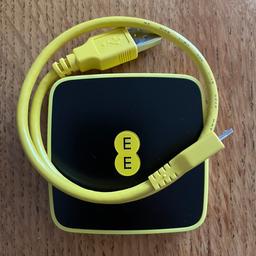 Never rely on open networks again with 4G EE WiFi. Connect up to 20 devices to your own secure 4G WiFi network wherever you are. Requires 4G EE SIM card. USB charging cable for power. Battery lasts up to 10 hours.