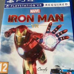 Iron man VR game for PS4 in good used condition