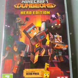 Minecraft dungeons game for Nintendo switch in good used condition