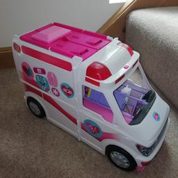Barbie ambulance, just played with a few times. In new condition. Please see all the accessories included. Collection only. Please see my other items