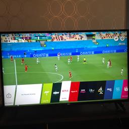 LG Smart Tv 43” full 1080p In Excellent Condition LG43LJ594V