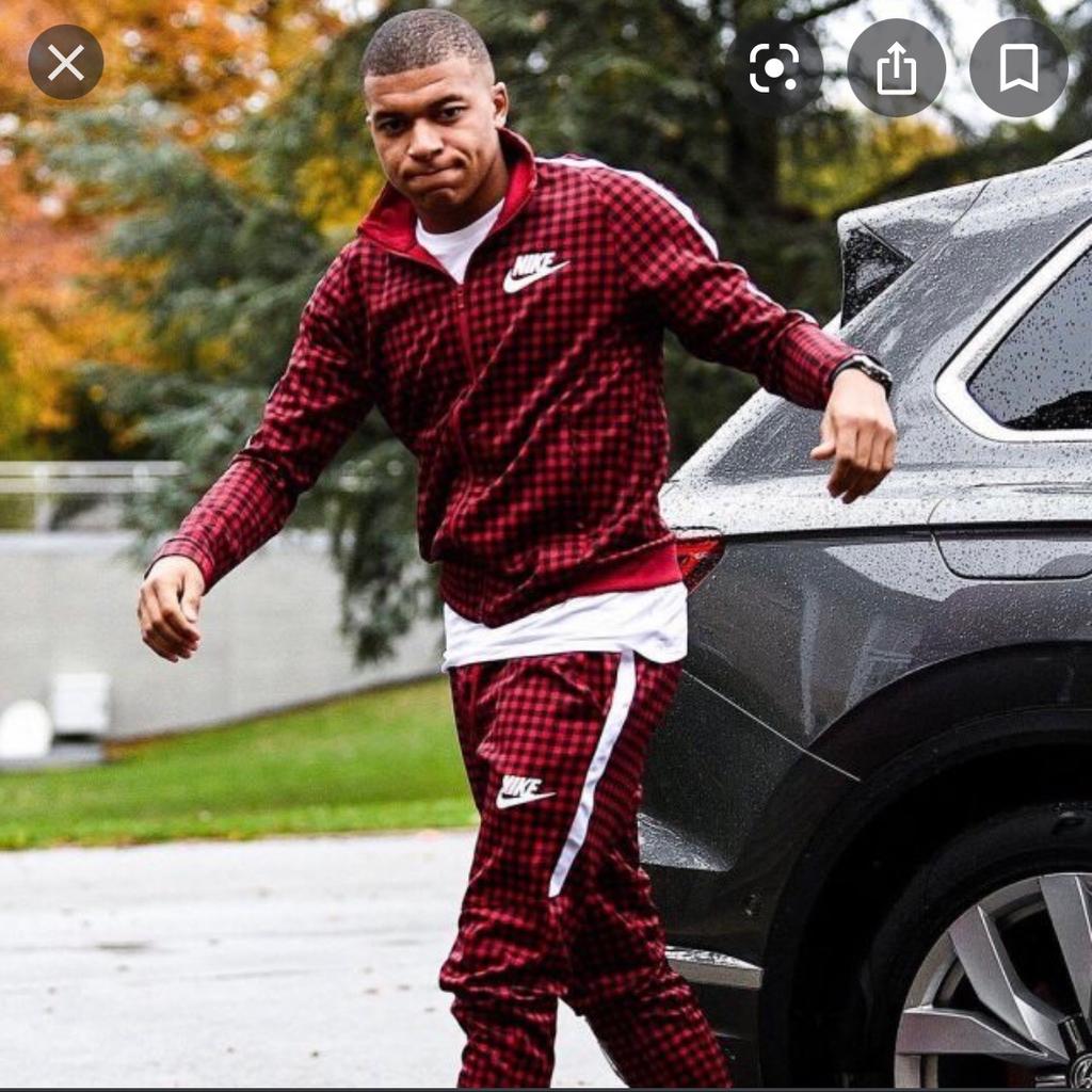 Nike checkered outlet tracksuit