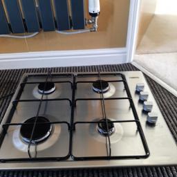 Zanussi gas hob 2 yrs old. used but in good working order and condition. 59cm x 50cm. Collection only