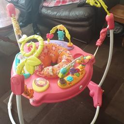 Fisher price Jumperoo lights sounds works as it should. Collection only sorry