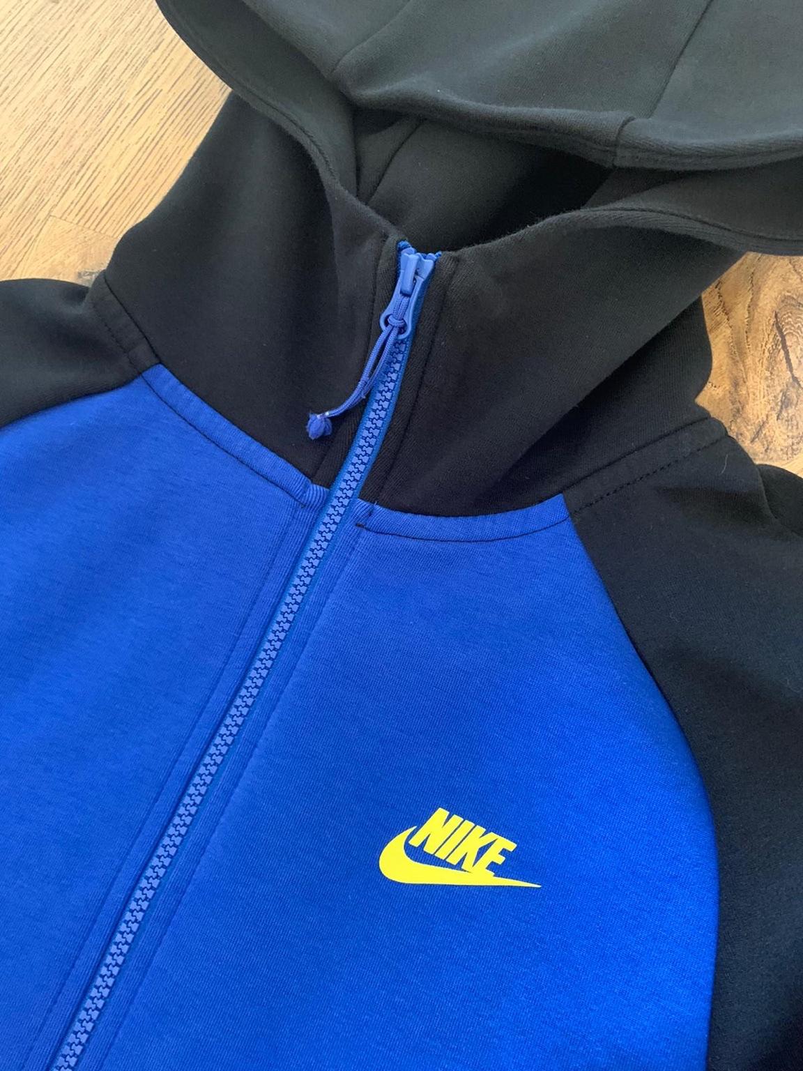 Nike Tech Fleece Hoodie In Blue Black Yellow in CM12 Basildon for 130.00 for sale Shpock