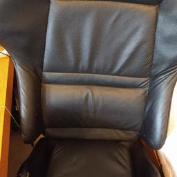 Computer chair for sale!
Racing car style seat on wheels, with tilt back option.
Height adjustment as well.
It’s still really comfortable and is great for gaming, but it has been used. Hence the cheap price.
Collection only