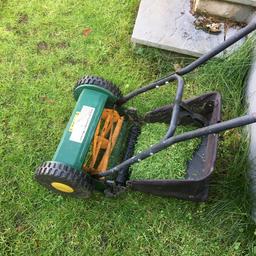Hello,
I am selling this push mower.
Works fully, with grass collection basket, as shown.
A few years old, hence signs of age, but full working order.
Collection only from Yardley, near the Yew Tree,
Tracy
