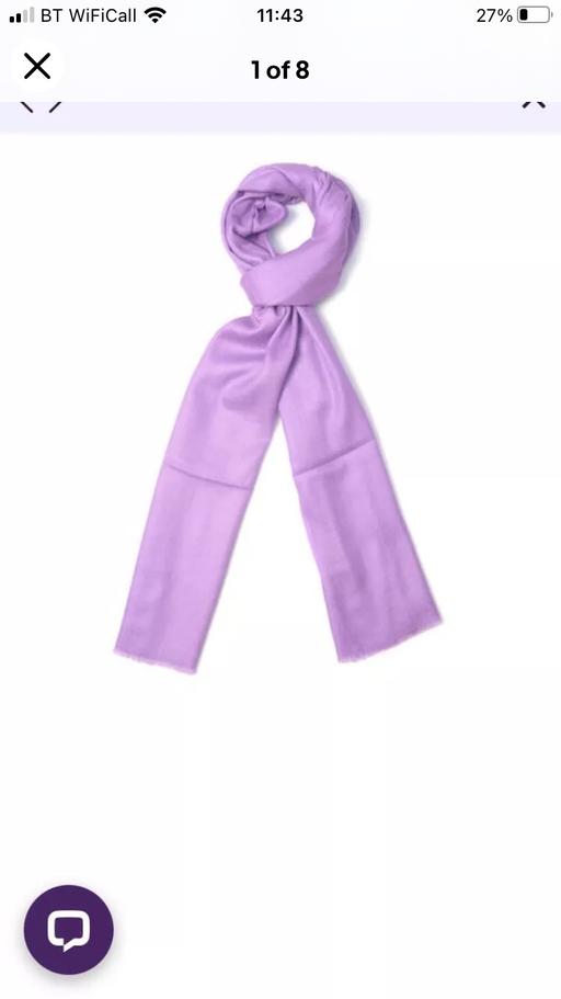 Buy & Sell West Midlands Birmingham - Photos for TJC 100% cashmere pashmina lilac scarf