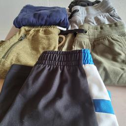 X6 pairs of boys shorts. 
X3 Asda George black, grey,khaki) age 7-8yrs
X1 Primark (navy blue) age 7-8yrs
X1 Next age  (khaki) 8yrs
X1 Adidas 6-7yrs Black with white/blue sides (big in size)
All been worn but in good, clean condition.
COLLECTION ONLY- WILL NOT POST.
CASH ON COLLECTION.