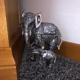silver elephant statue 
good condition