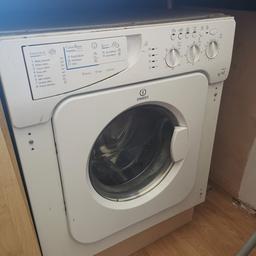 This Indesit washing machine is 6kg, which is too small for our needs hence the reason for sale, otherwise works perfectly fine.

Can delivery locally this weekend for extra, depending on location

Please note, it comes with waste water pipe but not cold water pipe.