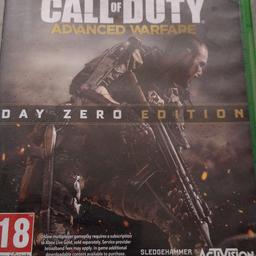 Call of Duty Advanced Warfare Day Zero Edition. Good condition no scratches.