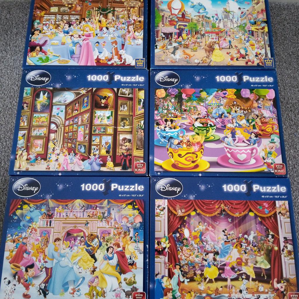 DISNEY JIGSAW PUZZLES 1000 pieces in B32 Birmingham for £20.00 for
