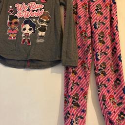 Top and leggings set top is new never used leggings used a few times age 10 seem small fitting