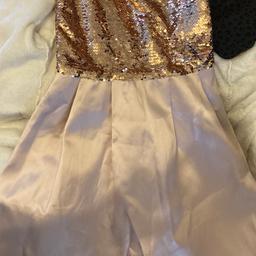 Age 10 sequin spaghetti strap girls dress used once