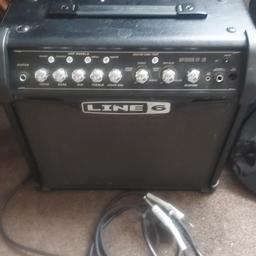 Ibanez Electric and a Spider amplifier line 6 and bag in great condition as new pick up only can not deliver £110 ono thanks