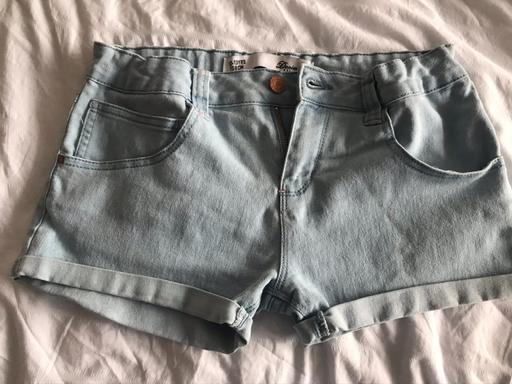 Buy & Sell Tyne and Wear Newcastle upon Tyne - Photos for Girls 12-13 year denim shorts, light blue