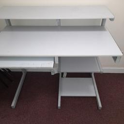 large grey desk needs a wipe down as it's been in storage.

collection only Brighton central