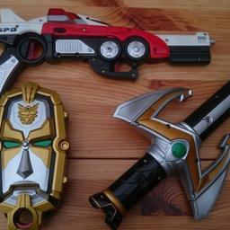 lot of power rangers items