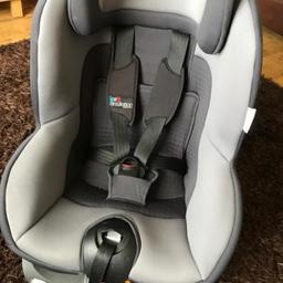 Chicco air circulation isofix car seat. Immaculate condition. Head rest moves up and down and the chair can be tilted when baby/child falls asleep. Used in grandparents car as a second seat, so still in very good clean condition. From smoke free home. Stage 1 for 9 months to 4 1/2 years