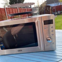 Large Stainless steal microwave/grill fully working no offers