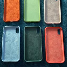 Biete 6 Hüllen IPhone X/XS in verschiedenen Farben.
Gebraucht aber in einem sehr gutem Zustand. Mit Flausch Innen drin, wie auf den Bildern zu sehen.

Beim fragen bitte mailen.

Versand möglich 5,90 €

Privatverkauf. Keine Rücknahme und keine Garantie/Gewährleistung