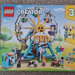 Brand new Lego Creator set -ferris wheel Nuber 31119 - Age 9+
Retail prce £79.99