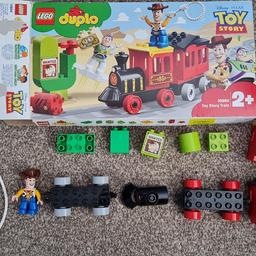 Disney Toy Story Duplo train with Woody and Buzz like new for age 2+
