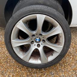 18” BMW Alloy Wheel in Silver, alloy is in good condition with no cracks and holds air tyre is in good condition and has plenty of tread left.

£25
Collect from Croydon
