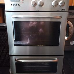Selling used zanussi double electric oven, works fine just needs a good clean.
£20 only just want rid. 
Height 88cm, standard depth and width.