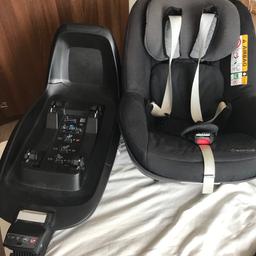 Car seats for baby and toddler (up to 4 years) both rear facing!! Included the iso fix base which is digital!

Baby seat comes with bright start toy and maxi cosi rain cover!! 

Both well used but with a professional clean will be great!!

Collection B35