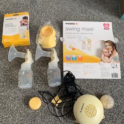 Comes with all parts shown in photo including breast milk storage bags