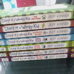 here you have 7 of diary of wimpy kid books

great read for kids teenagers very popular

they are all in excellent condition
only selling for £12 for the whole bundle

that's less than £2 a book! 

collect or can post for extra £4.50

thanks for looking