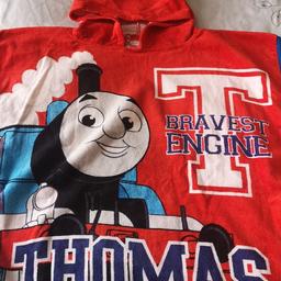 Thomas the tank hooded towel

BNWT.. Matching swim suit on too.  😁