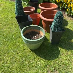Assorted pots