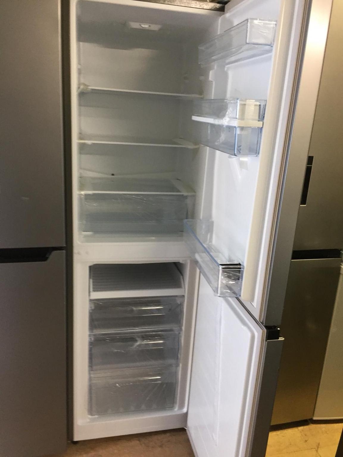 Silver fridge freezer with water dispenser in BD18 Bradford for £199.00