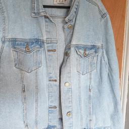 Bleached denim jacket in very good condition.  Size 16 more a 14!
From smoke/pet free home

Pick up M45 Whitefield 
Pick up within 3 days or relisted.