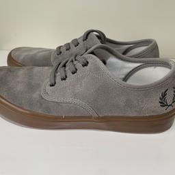 Fred Perry grey suede shoes
Size 7
Good condition - minor discolouration in areas
Postage via Hermes