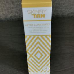 Skinny Tan After Glow Gloss.

Extends the life of your tan. Hydrates with a coconut scent.

Brand new in original box

Collection only please.

Thanks.