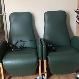 Two hydraulic chairs 