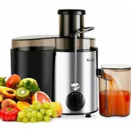 Brand new still in box from Amazon
Model number AMR516
Fruit and vegetable juicer
BPA free parts
450ml jug
High capacity pulp container (1.6L)
Dishwasher safe parts
Collection only from Hither Green