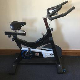 Heavy Duty Exercise Bike. Barely used, like new. Cost £250 selling for only £100 n/o, moved to a smaller house, hence no room. Buyer collects, but, be aware, it is Very heavy