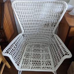 Hand-woven plastic rattan looks like natural rattan but is more durable for outdoor use.

Bought at IKEA 5 years ago and selling due to move

Very good condition and cleaned

New price £65

Collection only near Cutty Sark Stn/Deptford Bridge train stn